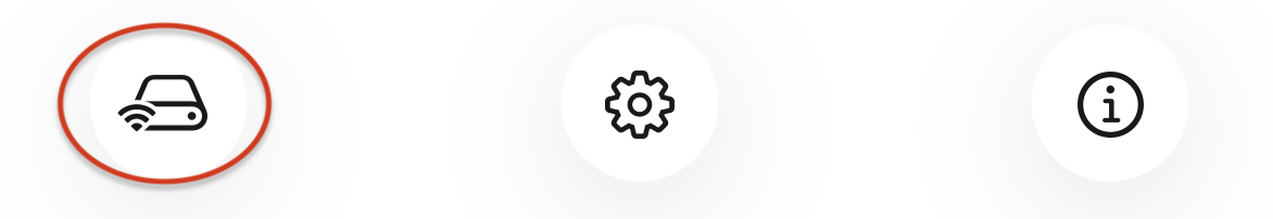 Opening the FTP server settings in FE File Explorer